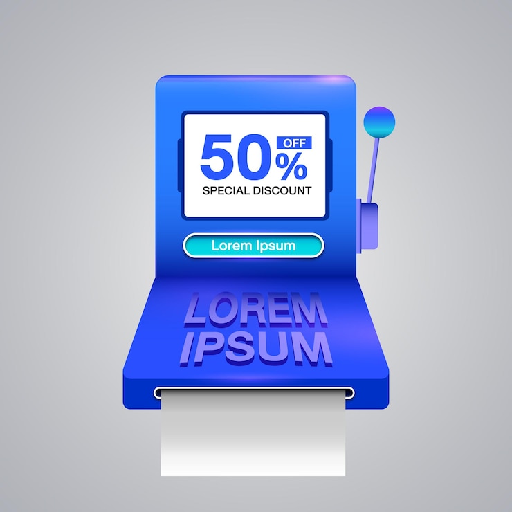 वेक्टर game consoles casino special discount coupon