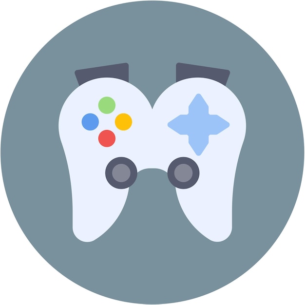 game controller icon vector image can be used for game design