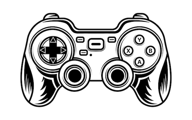 Game controller vector illustration. video game sports technology