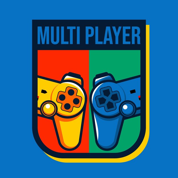 Vector game controller vector illustration