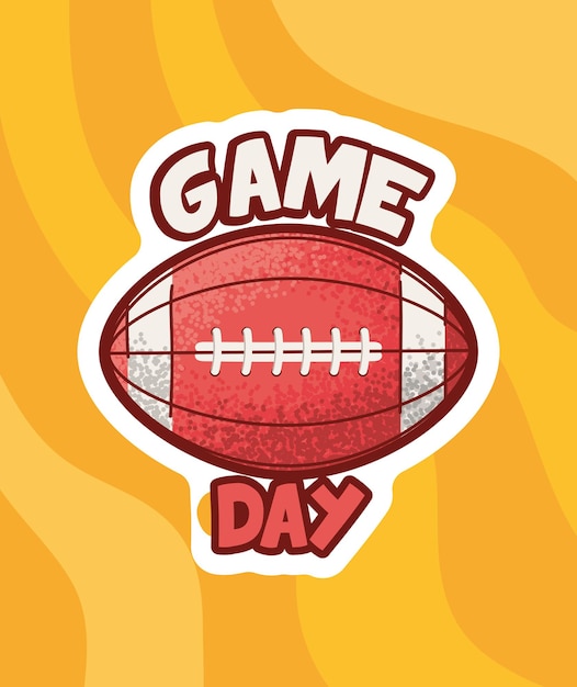 Vector game day design