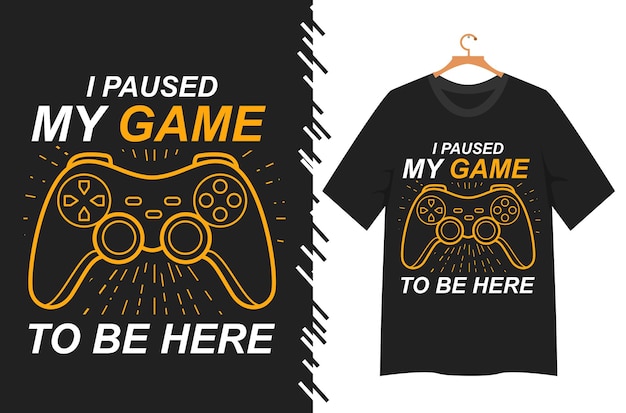 Game design relate to t shirt