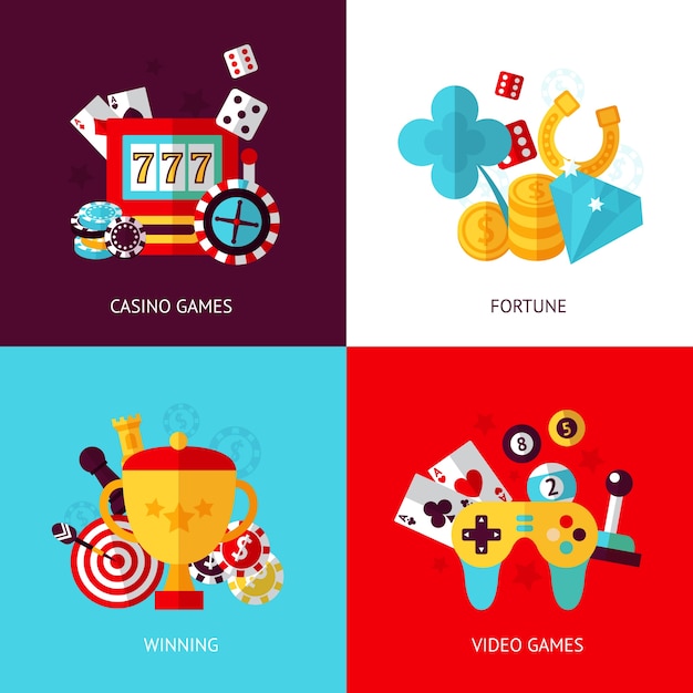 Vector game designs collecti