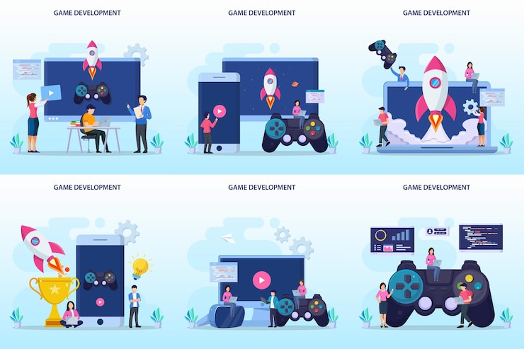 Vector ゲーム開発コンセプト ゲームデザイン デジタル技術 プログラミングとコーディング