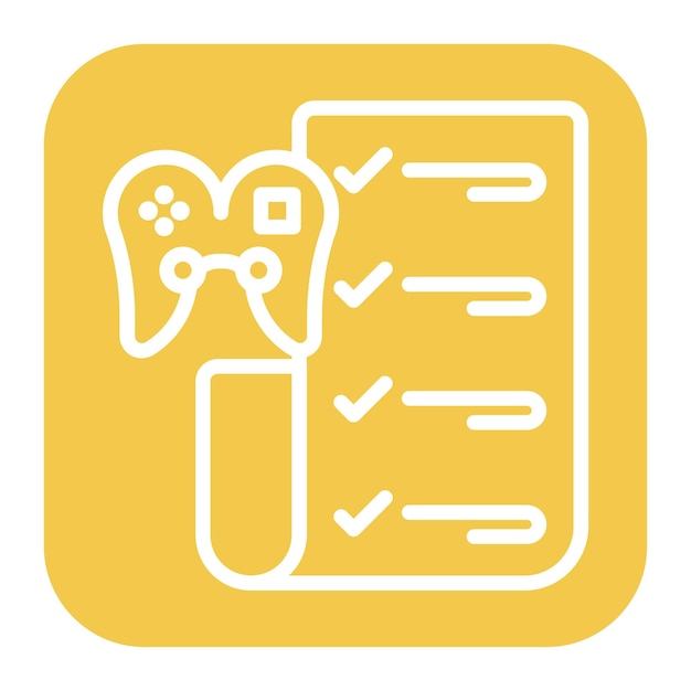Premium vector game evaluation icon vector image can be used for game
