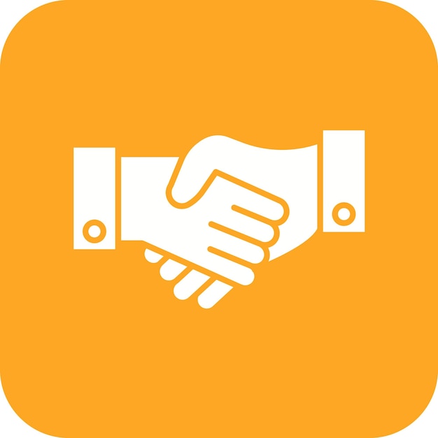 Game Handshake vector icon Can be used for Online Game iconset