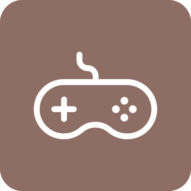 Векторное изображение иконы игры может быть использовано для пользовательского интерфейса