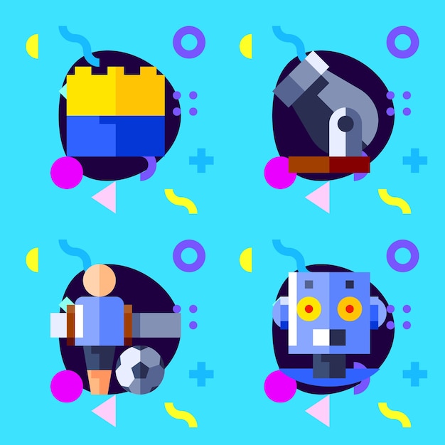 Vector game icons