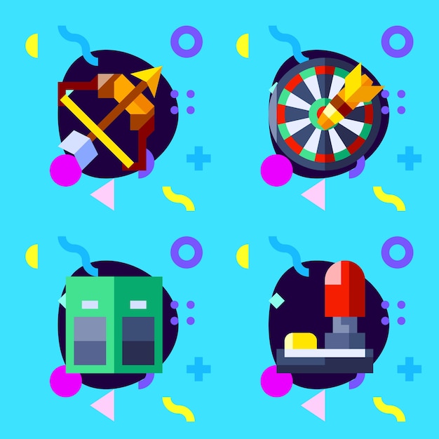 Vector game icons