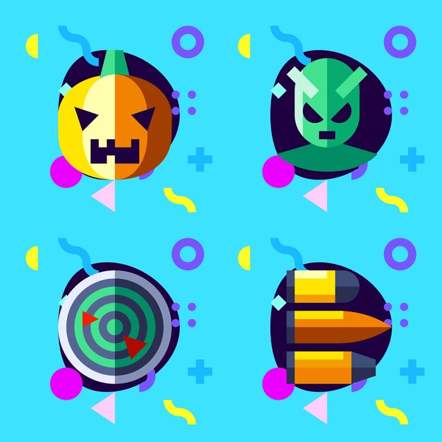 Vector game icons