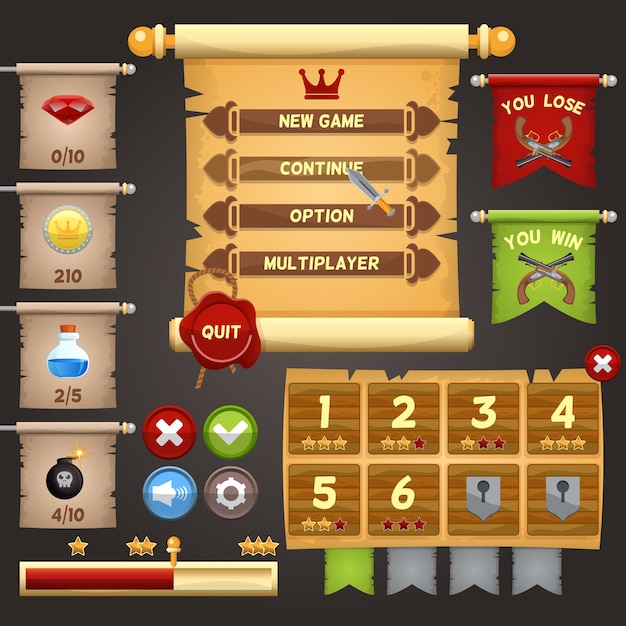 Game interface design