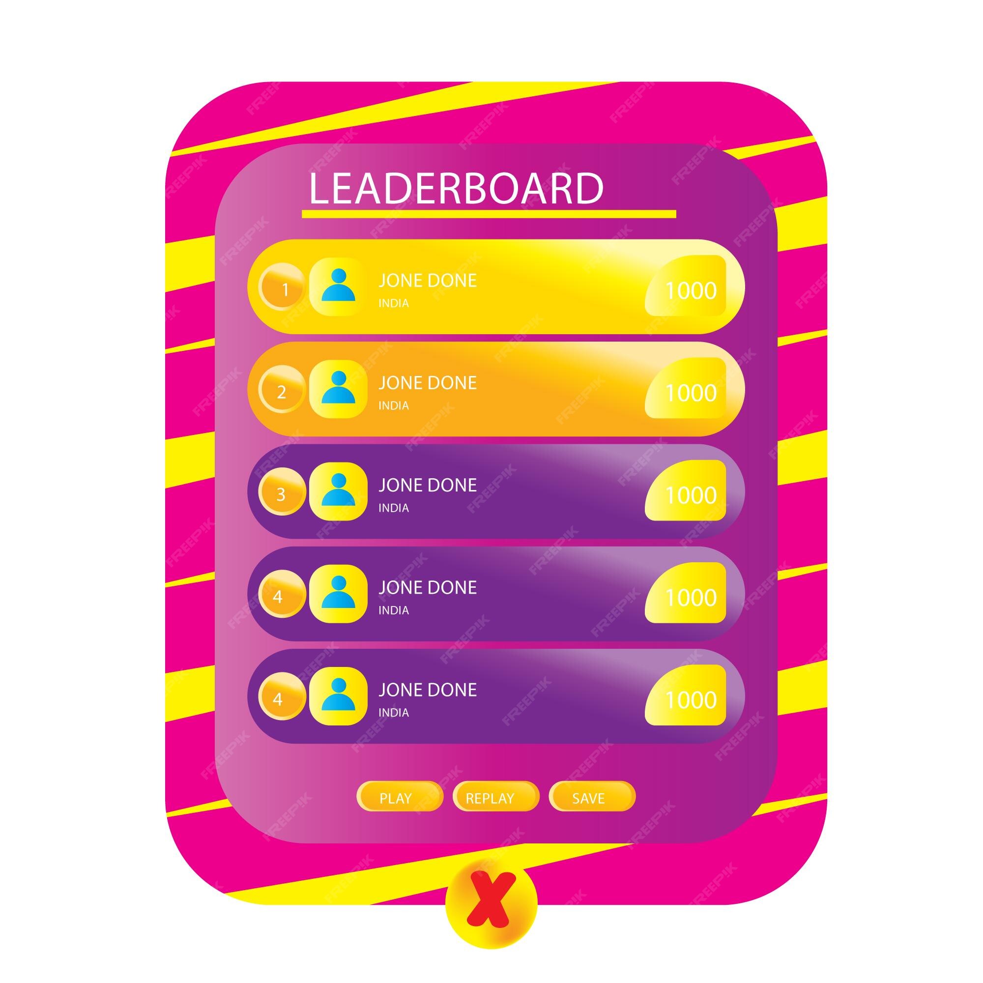 32,000+ Game Leaderboard Images  Game Leaderboard Stock Design Images Free  Download - Pikbest