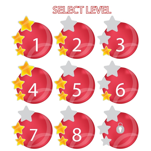 Game level select vector