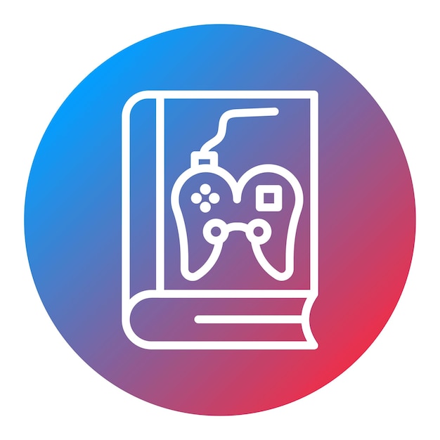 ゲームライブラリのアイコンベクトル画像は,ゲーム電子商取引に使用できます.