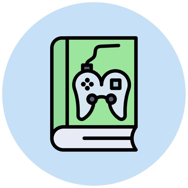 ゲームライブラリのアイコンベクトル画像は,ゲーム電子商取引に使用できます.
