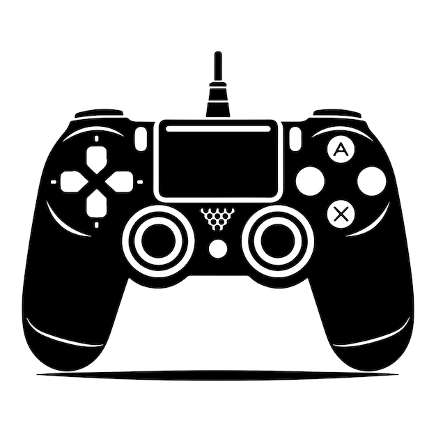 Game logo vector illustration black color