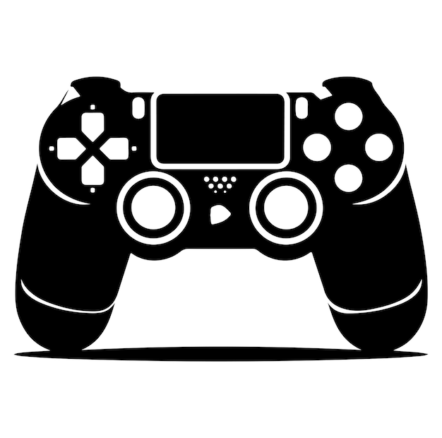 Game logo vector illustration black color