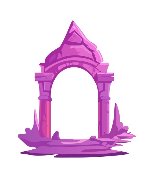 Вектор Игра magic portal arch