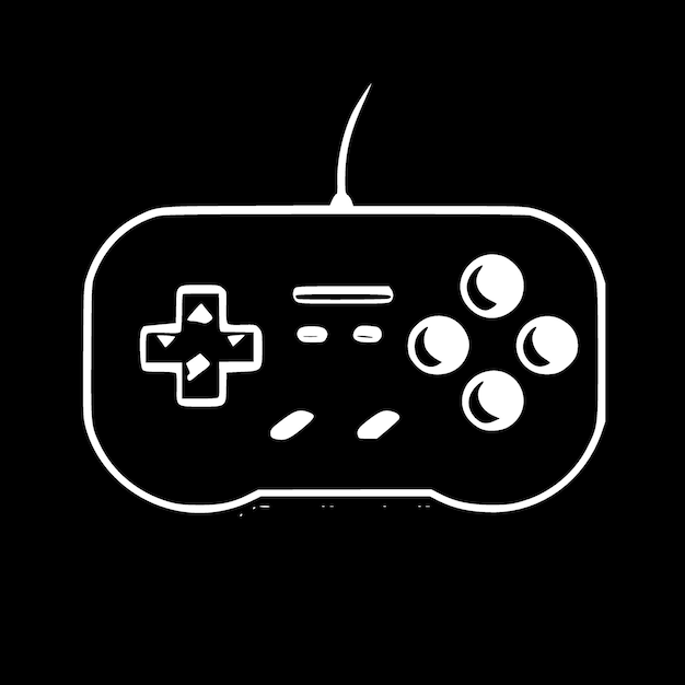 Game Minimalist and Flat Logo Vector illustration