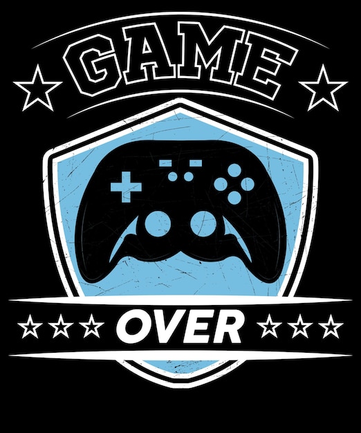 Game over t-shirtontwerp