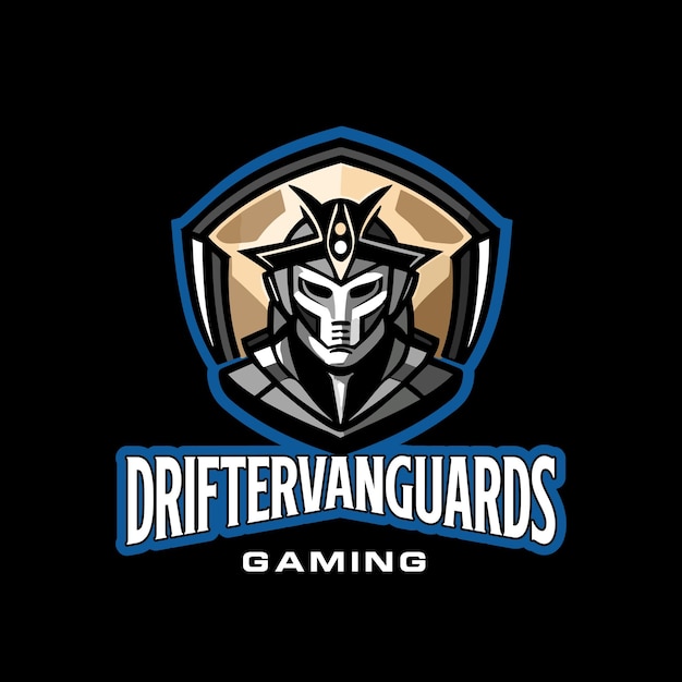 Game Player Esport Team Mascot Emblem Logo Design
