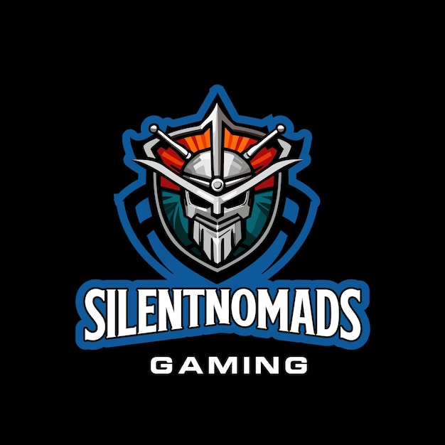 Game Player Esport Team Mascot Emblem Logo Design