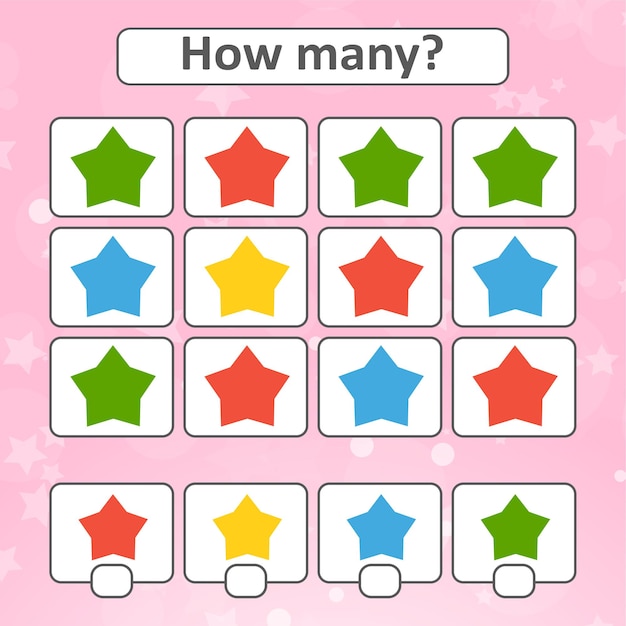 就学前の子供のためのゲーム。