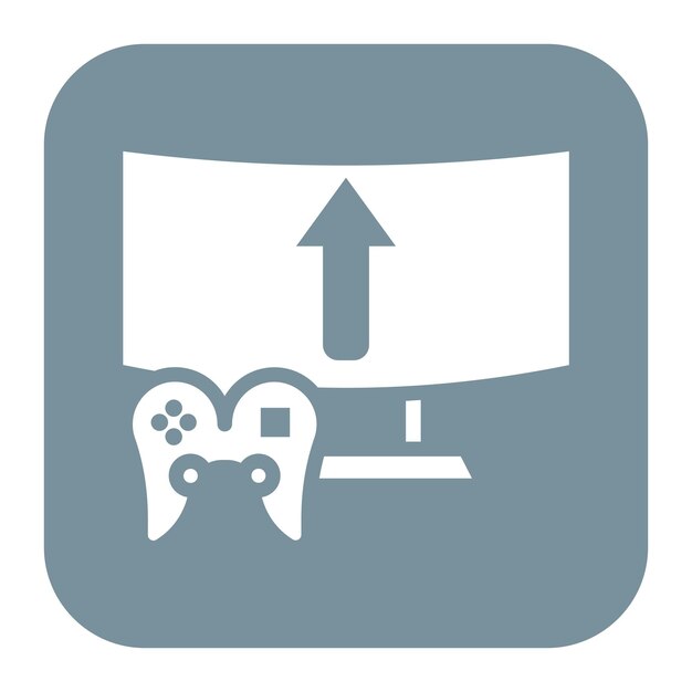 game publishing icon vector image can be used for game development