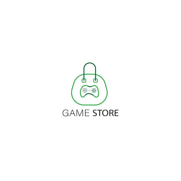 Game shop logo design