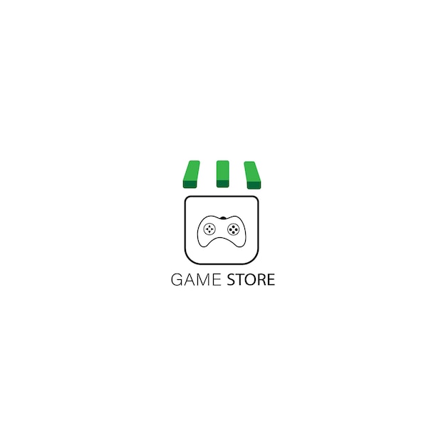 Game store logo design