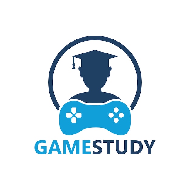 Game study logo template design