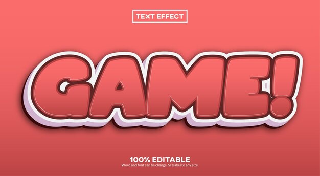 Game!  text effect