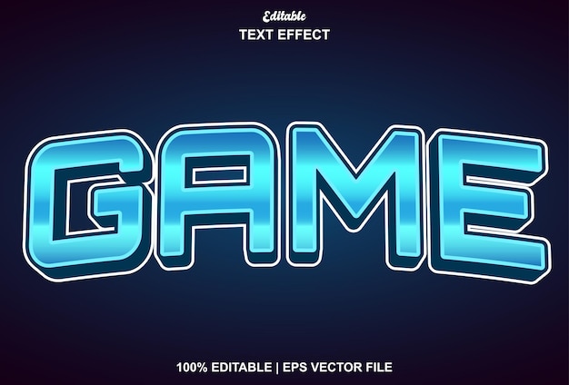 Game text effects and editable