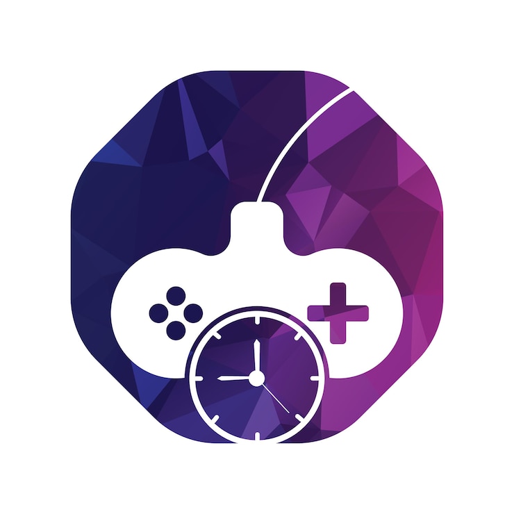 वेक्टर game time logo design