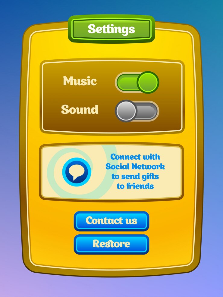 Vector game ui
