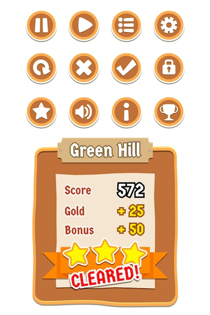 Game User Interface Templates