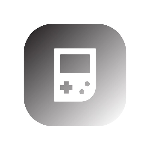 gameboy icon vector