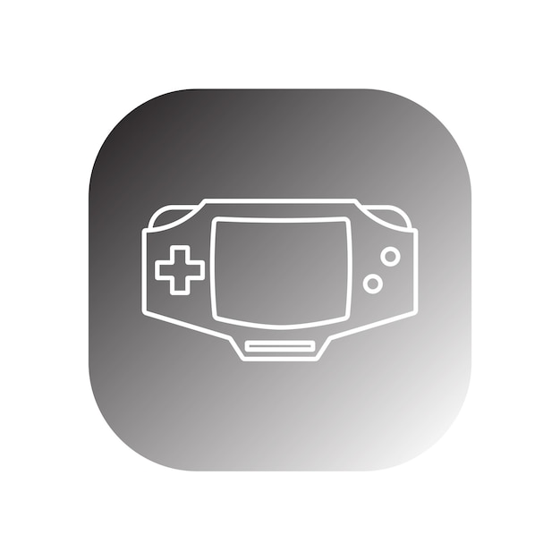 gameboy icoon vector