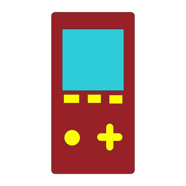 Vector gameboy retro style