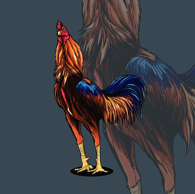 Vector gamecock