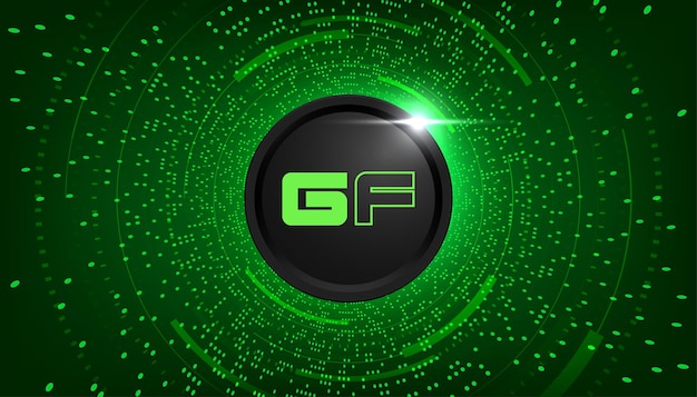 GameFi GAFI coin banner GAFI coin cryptocurrency concept banner background