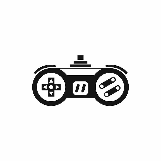 Gamepad icon in simple style on a white background