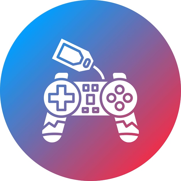 Gamepad Sale icon vector image Can be used for Shopping Friday