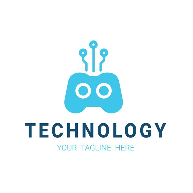 Vector gamepad technology logo