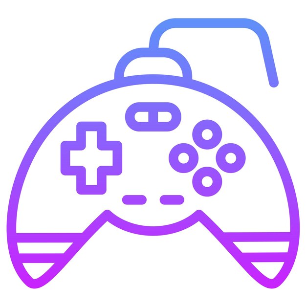 Gamepad vector icoon illustratie van elektronische apparaten iconset