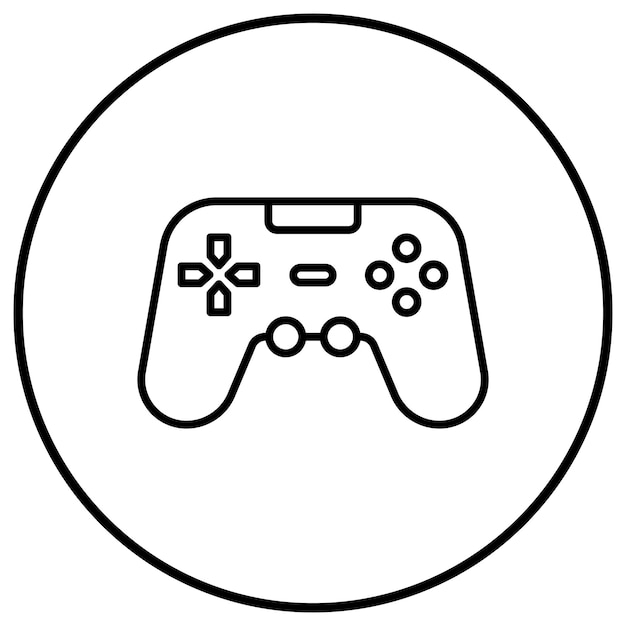 Gamepad vector icoon Kan worden gebruikt voor Computer en Hardware iconset