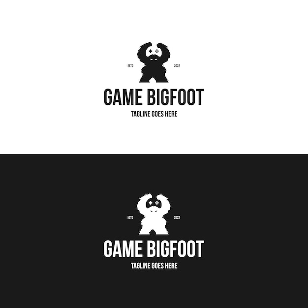 Gamer bigfoot logo design inspiration
