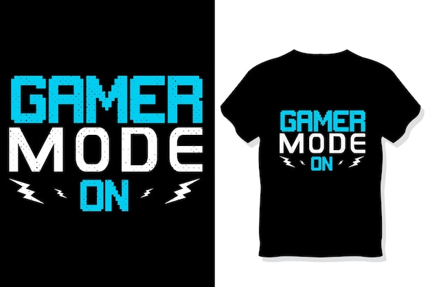 gamer-modus op grappige gaming-t-shirt