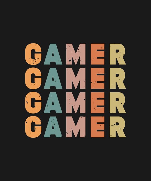 gamer retro gaming t shirt, vintage gaming gamer t shirt design.