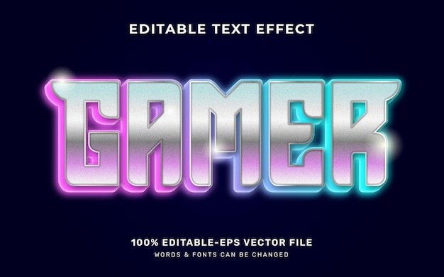 Gamer-teksteffect